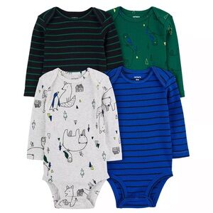 4-Pack Long-Sleeve Bodysuits